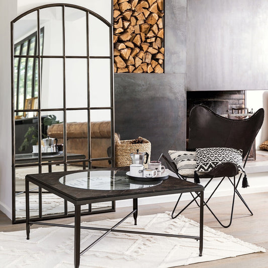 Espejo Ventana de Metal - "ELLE"