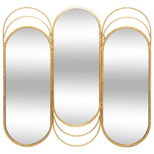 Espejo Dorado Ovalado - "Edi"