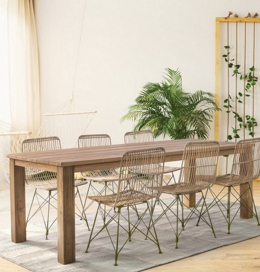 Silla de Ratán Natural - "KUBYK"