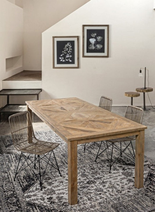 Silla de Ratán Gris - "KUBYK"