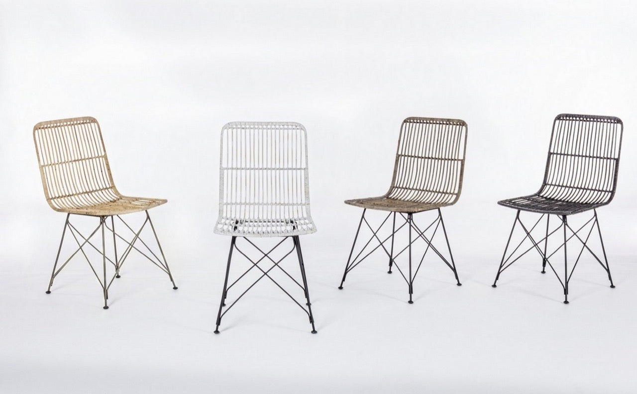 Silla de Ratán Natural - "KUBYK"