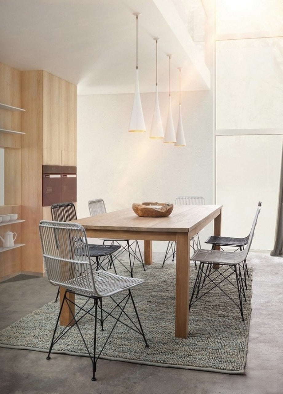 Silla de Ratán Negra - "KUBYK"