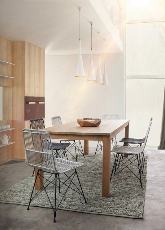 Silla de Ratán Blanca - "KUBYK"