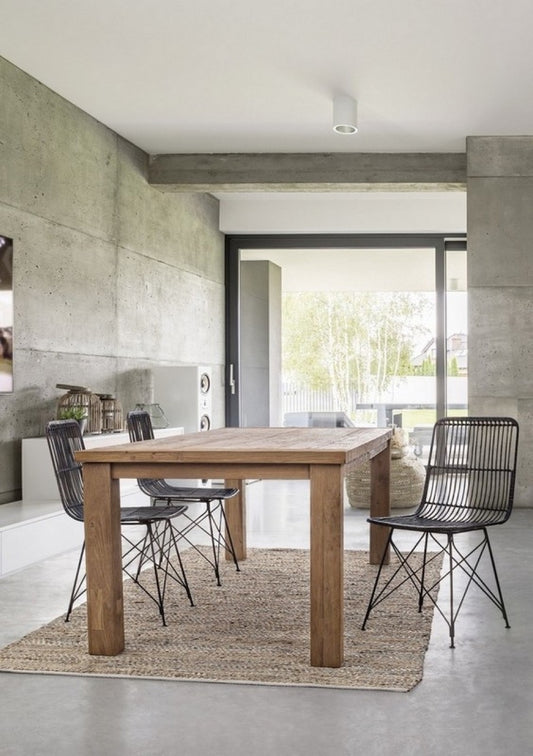 Silla de Ratán Negra - "KUBYK"