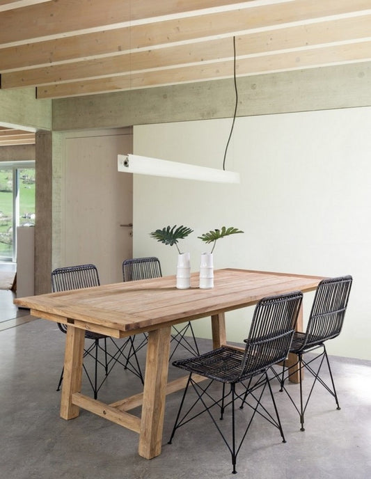 Silla de Ratán Negra - "KUBYK"