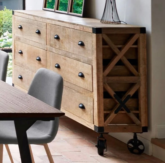 Aparador Buffet de Madera de Mango - “Sia”