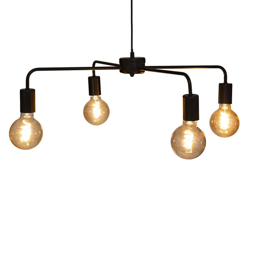 Lámpara de Techo de Metal Negro - “Keli”