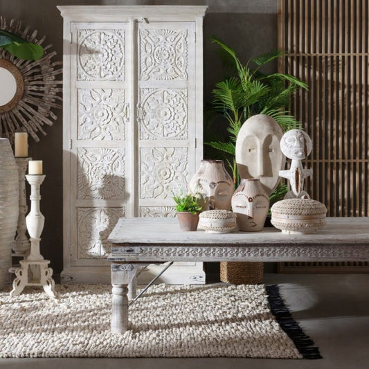 Armario Mandala de Madera de Mango - "Makku"