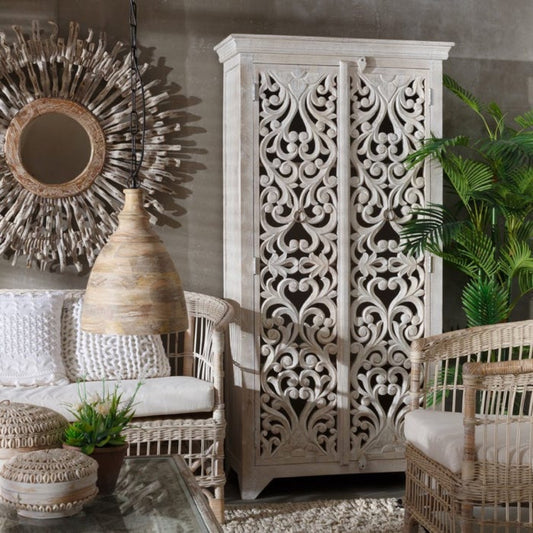 Armario Mandala de Madera de Mango - "Makky"