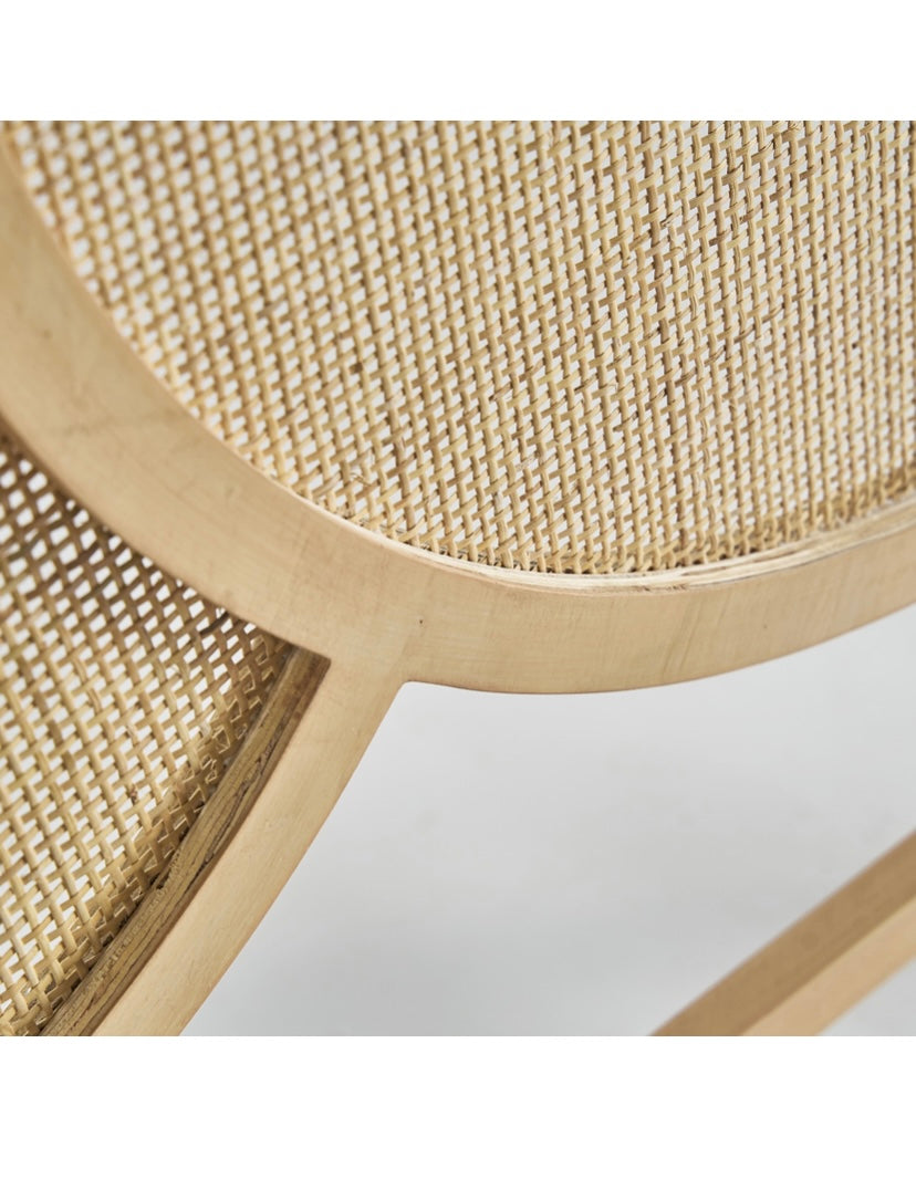 Cabecero de Ratan Círculos Natural - “SARA”