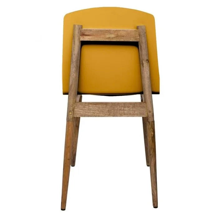 Silla Mostaza de Acero y Mango - “Color”