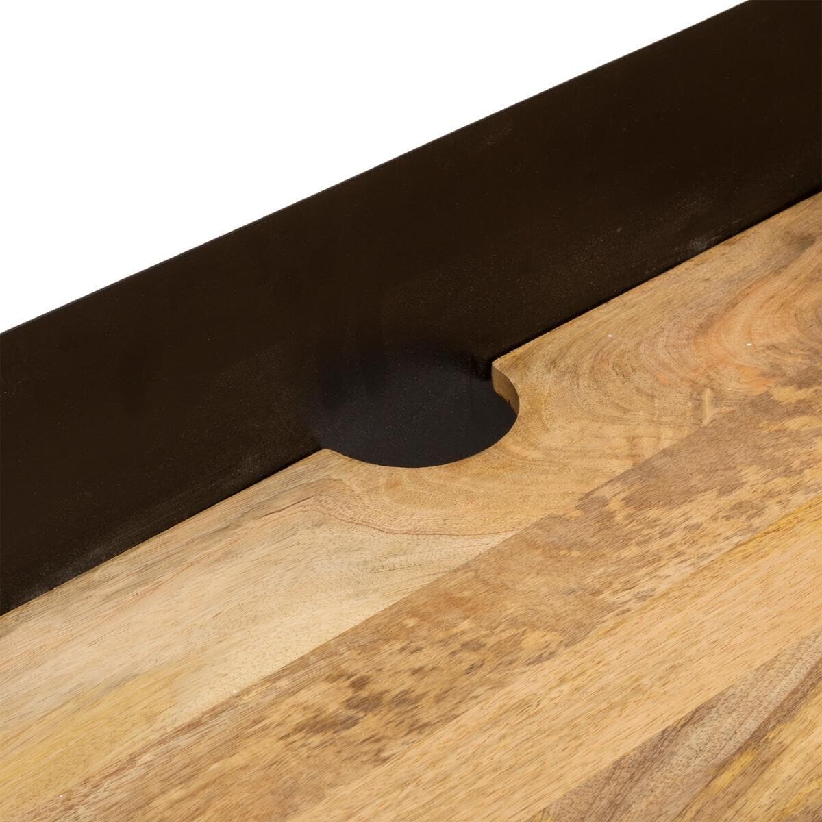 Escritorio de Madera de Mango y Hierro - “Colow”