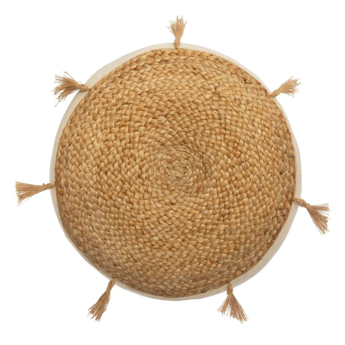 Puff / Cojín de Suelo de Fibras Naturales - “Ritual”