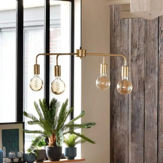 Lámpara de Techo Metal Dorado - “Keli”