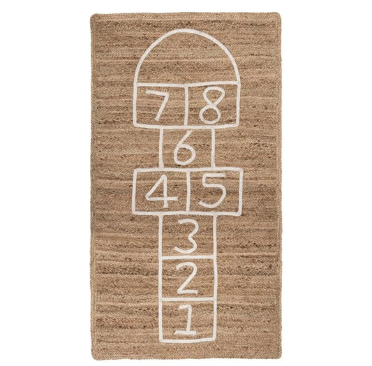 Alfombra Infantil Yute - "Marelle" - 150x80cm