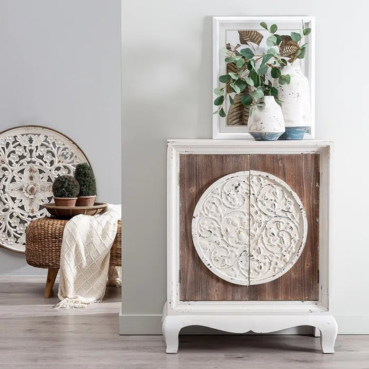 Aparador de Madera de Abeto - "Mandala"