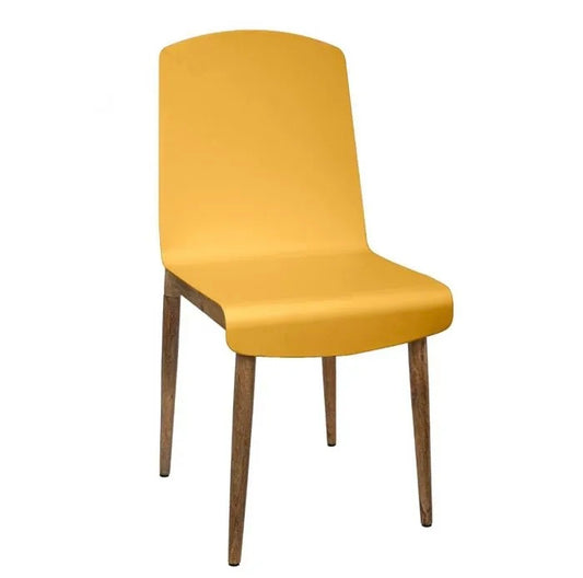 Silla Mostaza de Acero y Mango - “Color”