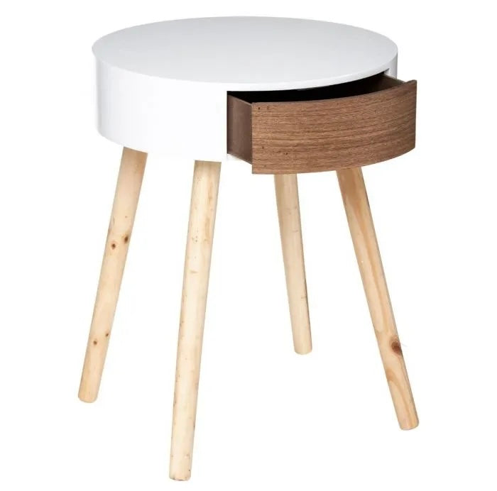 Mesita Auxiliar de Madera - “Dona”