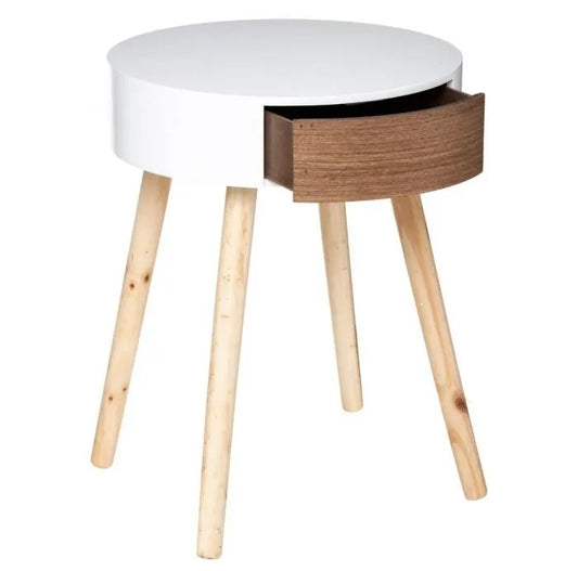 Mesita Auxiliar de Madera - “Dona”