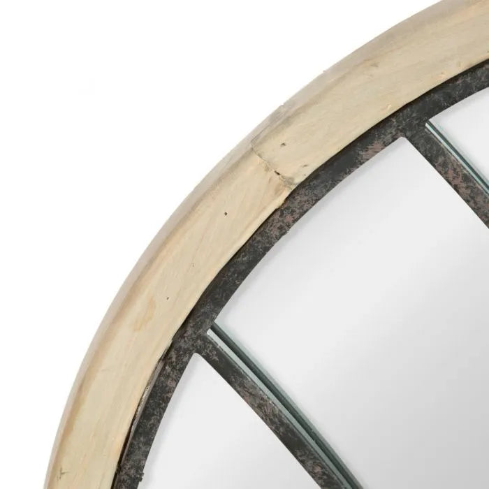 Espejo Ventana de Madera y Metal - “JOE”