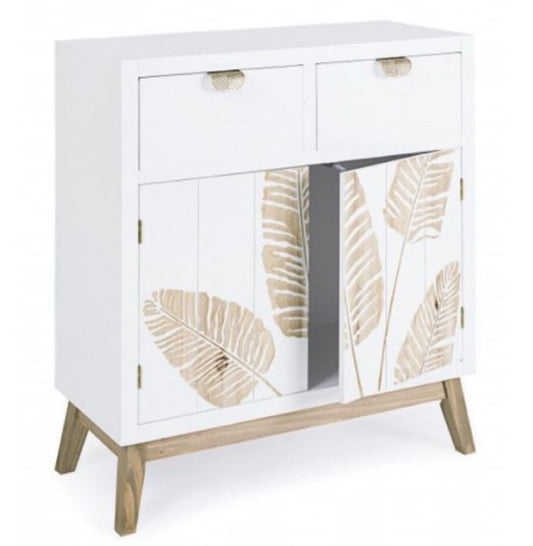 Aparador de Madera Tallada Hojas - "Albina"