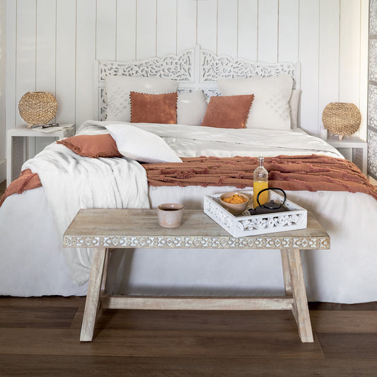 Banco de Madera de Mango - “AJAY”