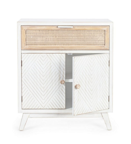 Aparador de Madera y Ratan 2/P - 1/C - “Cloe”