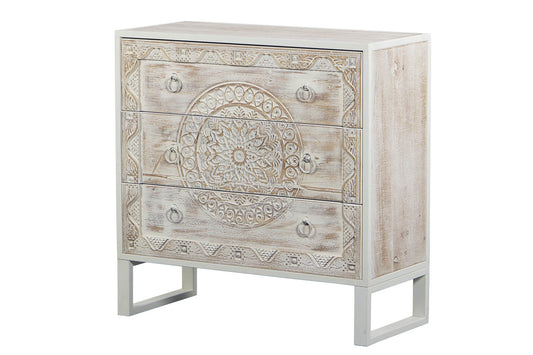 Cómoda de Madera Tallada - “Mandala”