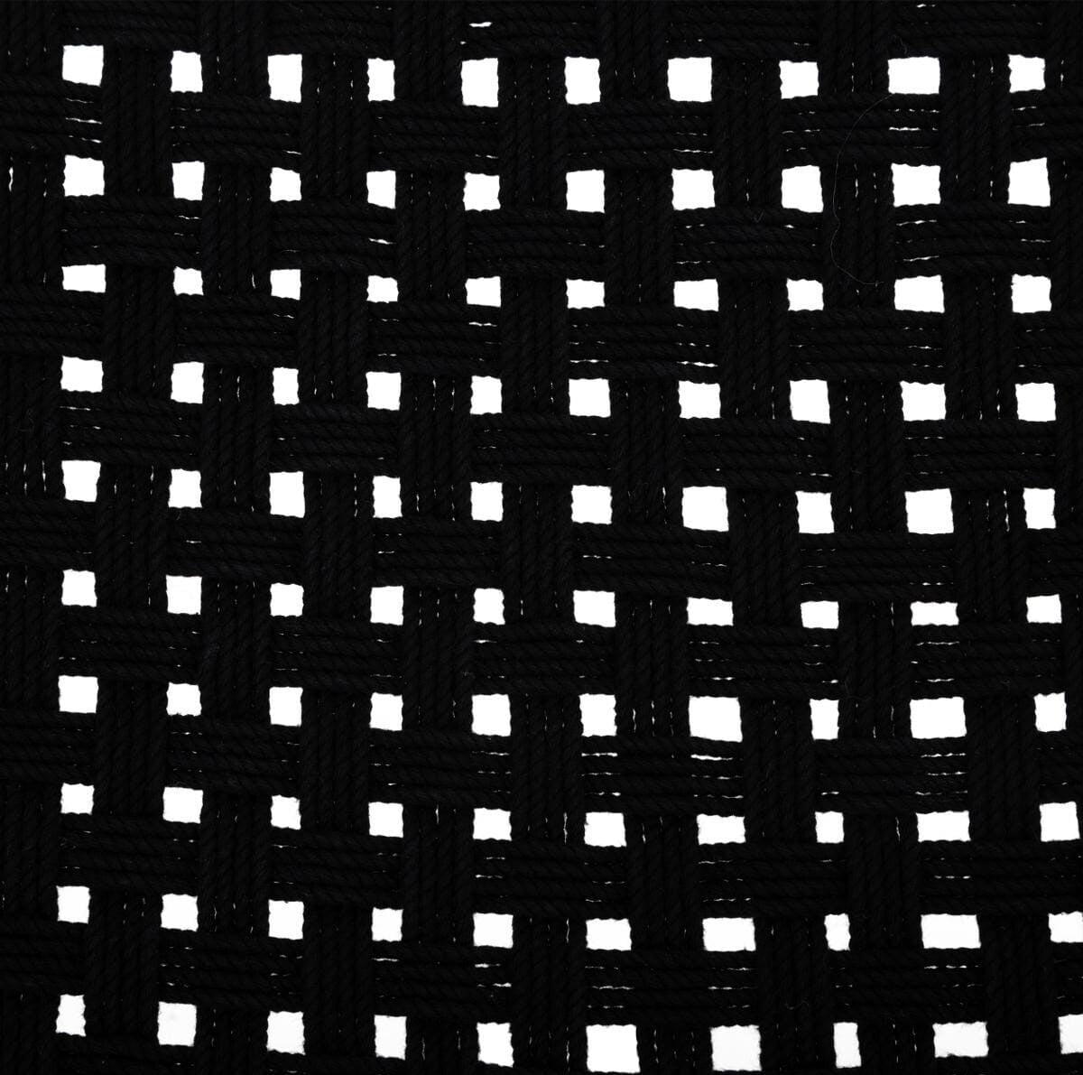 Sillón Trenzado de Algodón y Madera - “RAINA”