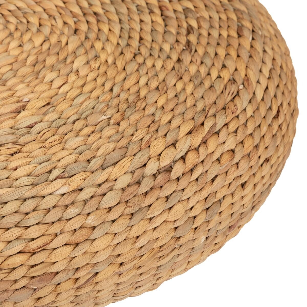 Puff / Cojín de Suelo Trenzada de Fibras Naturales - “Wond”