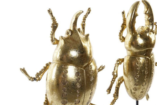 Figura Decorativa “Escarabajo Chic Tropical”