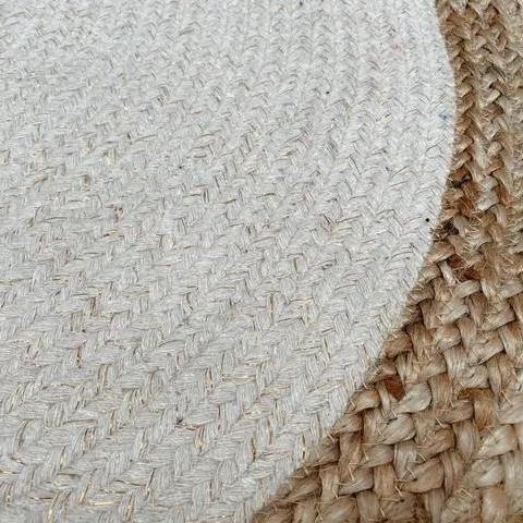 Alfombra de Yute Natural “ORO” - Ø90cm-ivvidek