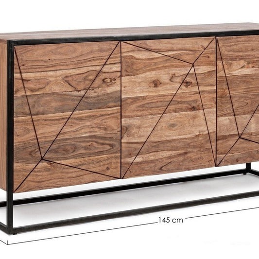 Aparador de Madera y Acero - “NOGE”-ivvidek