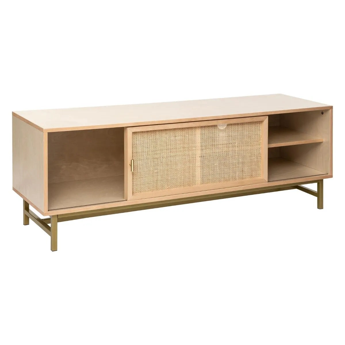 Mueble TV de Madera y Ratán - “RAYO”
