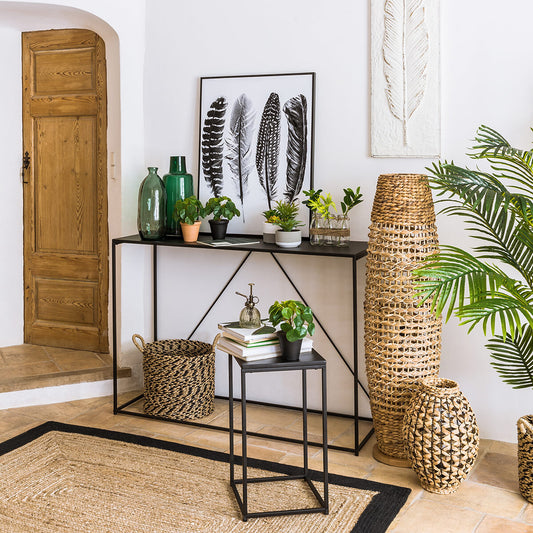 Consola de Metal Negra - “GOTA”