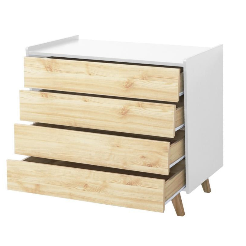 Cómoda Blanca de Madera - “ICE”-ivvidek