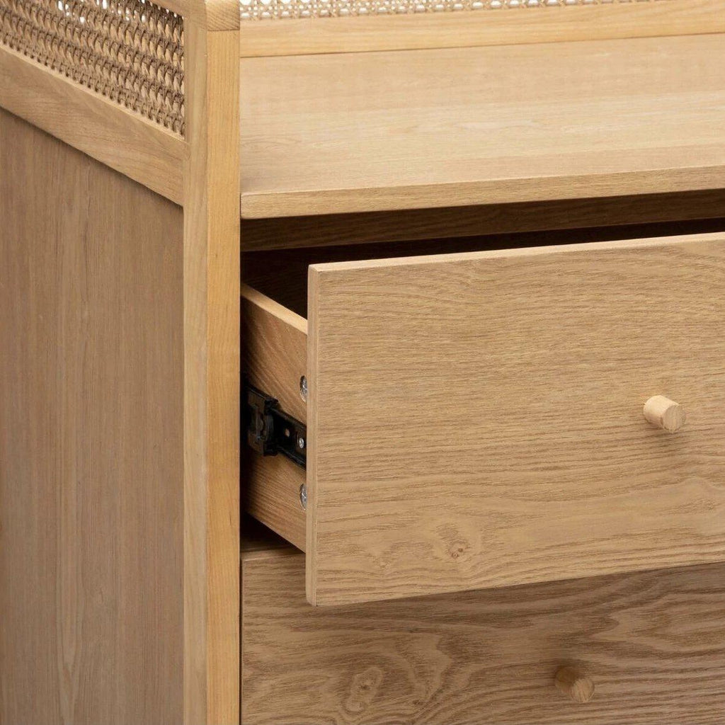 Cómoda de Madera y Ratán “Arty”-ivvidek