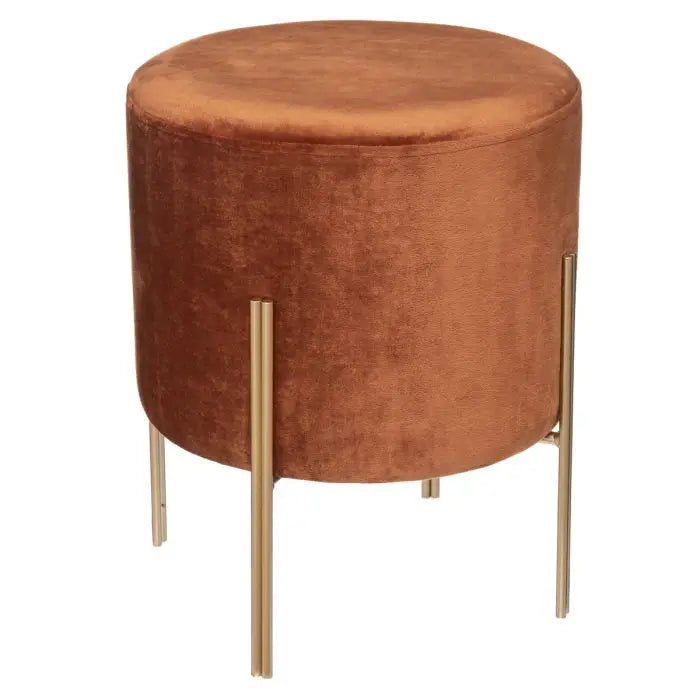 Puff de Terciopelo Ambar - “Chic”