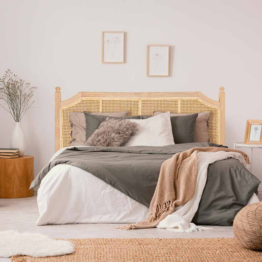 Cabecero Ratán Rejilla Natural - “WOOD”