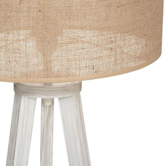 Lámpara de Pie Trípode de Madera - "Elva”