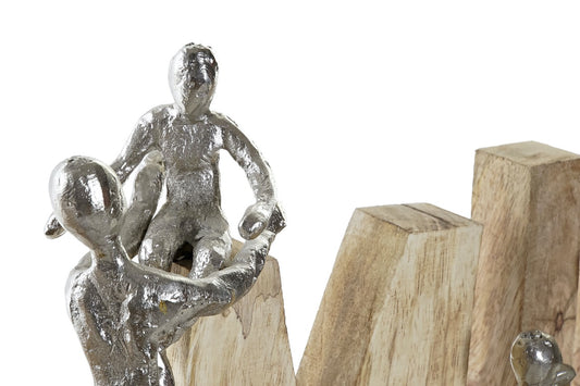 Figura Decorativa de Mango y Personas de Aluminio - “Family”