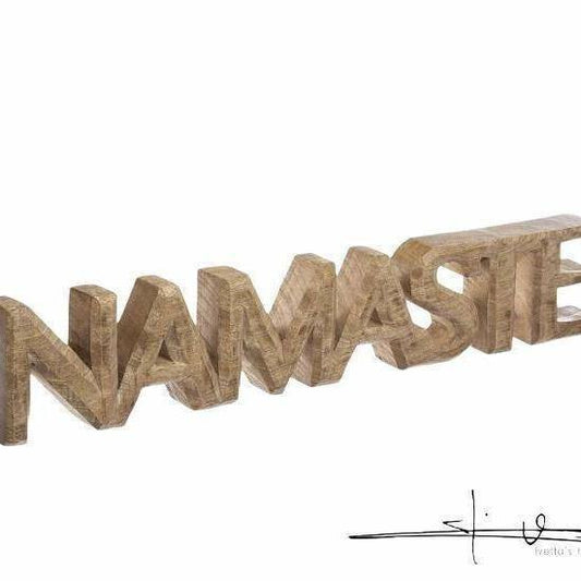 Decoración Namaste de Madera de Mango-ivvidek