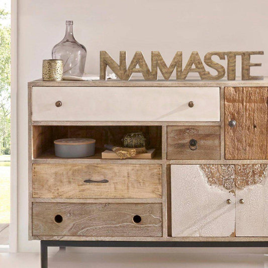 Decoración Namaste de Madera de Mango-ivvidek