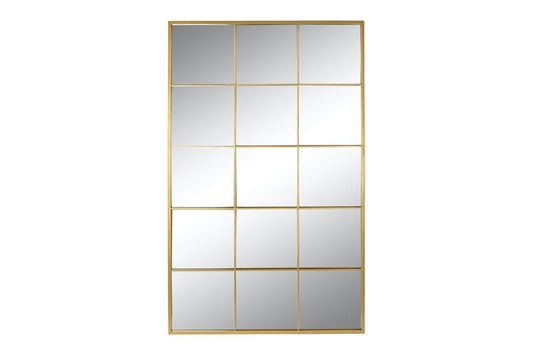 Espejo Ventana de Metal Dorado "NOE" - 150x90cm