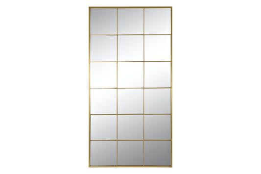 Espejo Ventana de Metal Dorado "NOE" - 180x90cm