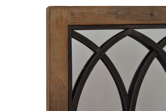 Espejo Ventana de Madera y Metal - “Retro”