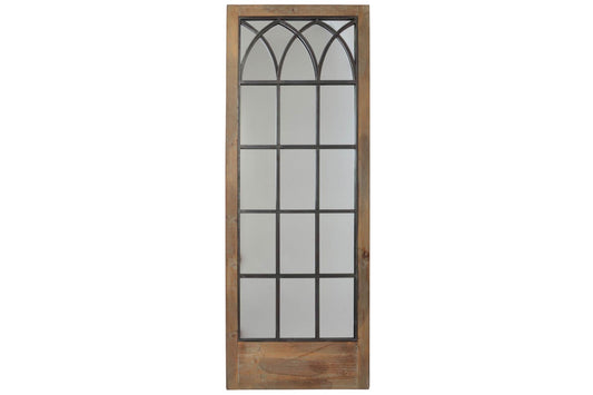 Espejo Ventana de Madera y Metal - “Retro”