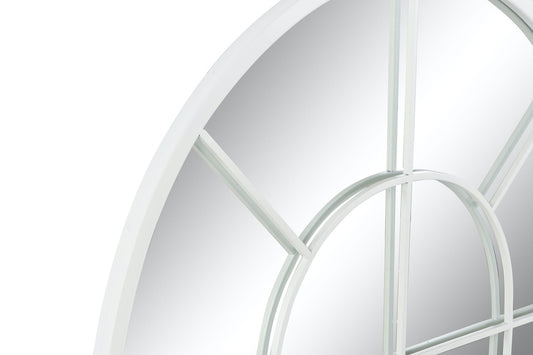 Espejo Ventana de Metal Blanco - “Arco”