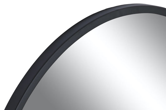 Espejo Redondo de Metal Negro - “Alice” - Ø60cm