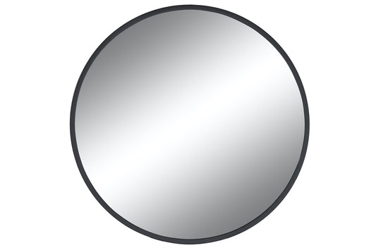 Espejo Redondo de Metal Negro - “Alice” - Ø60cm